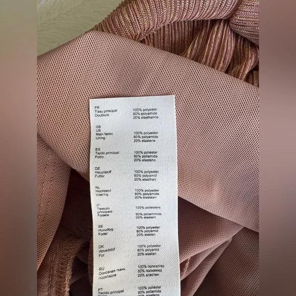 Maje Rosina Lamé Ruched Dress Barbie Wedding Events Size 34 NWT - Picture 14 of 15